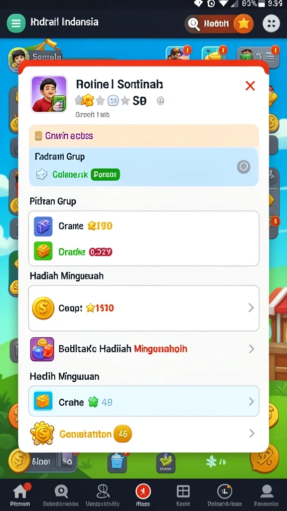hokihebat - Tampilan antarmuka yang user-friendly dan menarik.